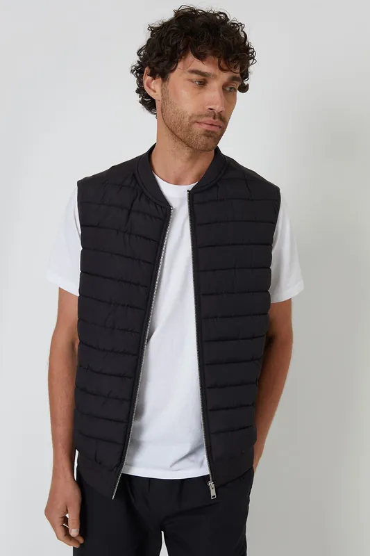 Quilted Hybrid Gilet - Threadbare