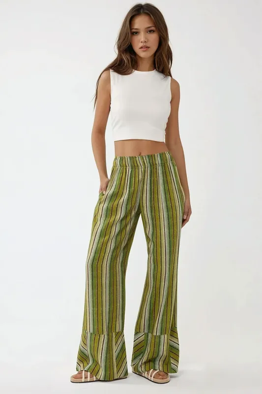 Wide Leg Printed Relax Pants - Hiccup