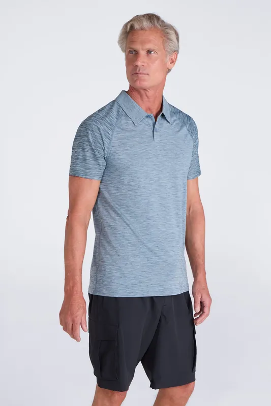 Deuce Polo Shirt UV Protect Lightweight Breathable - Mountain Warehouse
