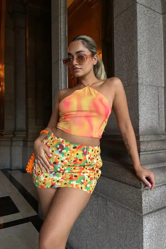 Halter Neck Crop Top - Shnoo