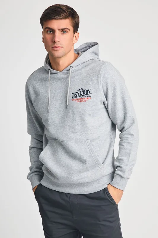 Printed Hoody with Drawcord - Tokyo Laundry