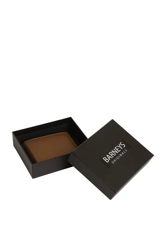 Gift Boxed Tan Leather Wallet - Barneys Originals