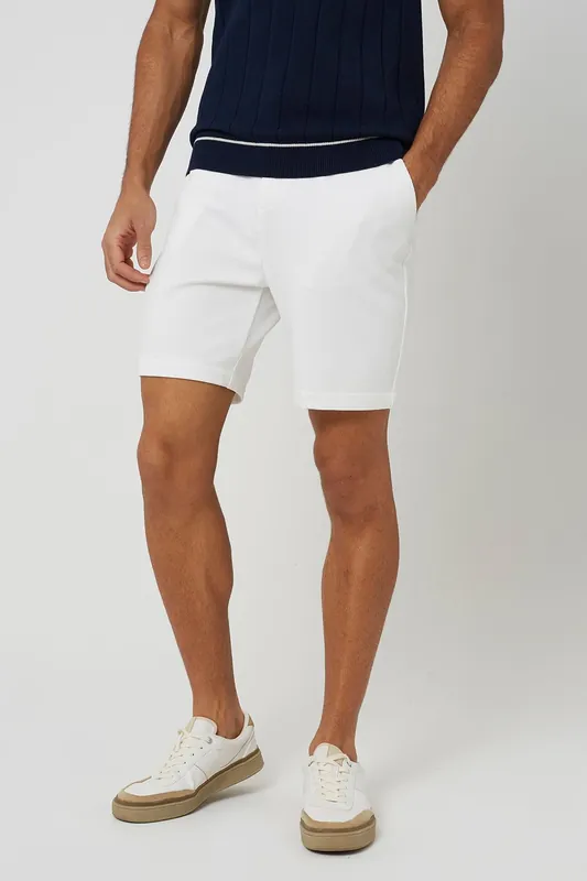 Waffle Zip Waist Shorts - Brave Soul