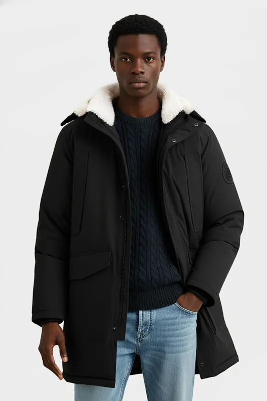 Thicken Mid-Length Padded Coat Jacket with Hood