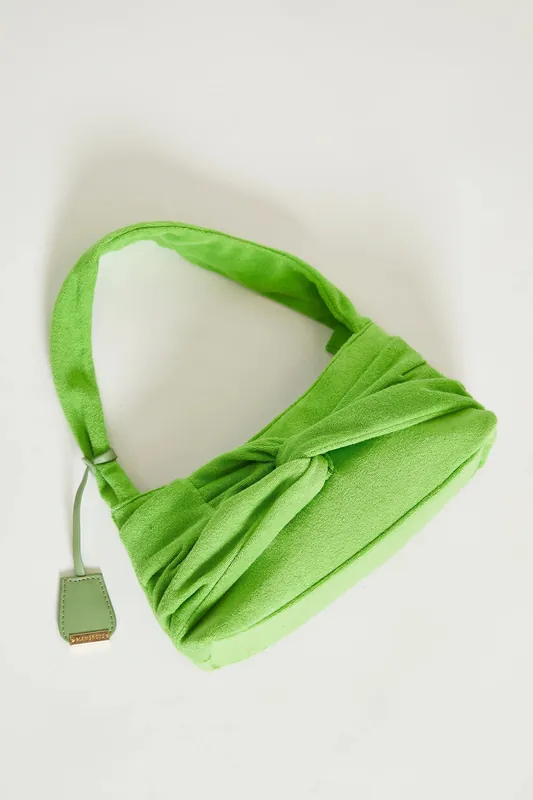 Towel Knot Detail Shoulder Bag - Shnoo