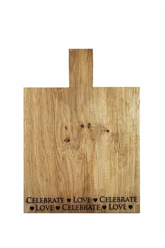 Oak Paddle - Medium - Love & Celebrate