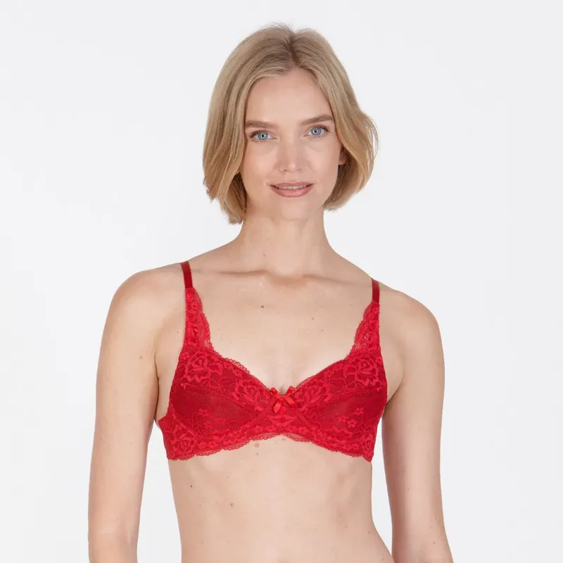 'Scarlett' High Apex Non- Wired Medium Removable Padded Bra