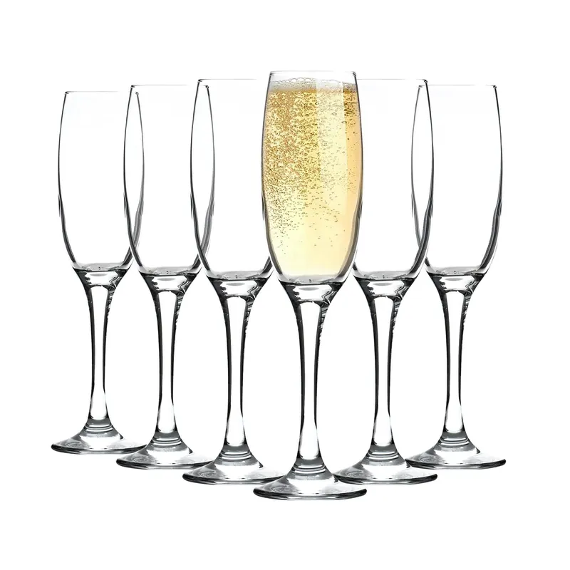 Classic Champagne Flutes - 220ml - Pack of 6