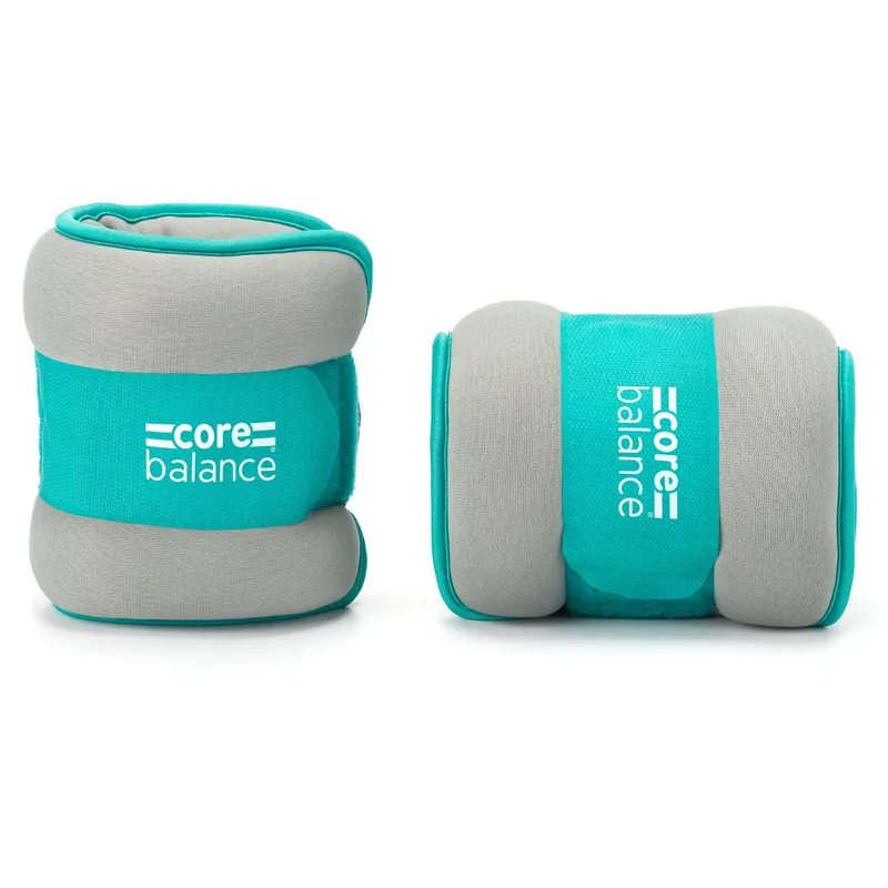 Ankle Wrist Weights x 2 Neoprene Adjustable Running Walking Strength Training - Core Balance
