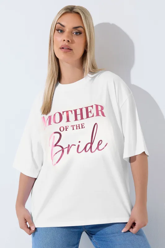 Mother Of The Bride' Metallic T-Shirt