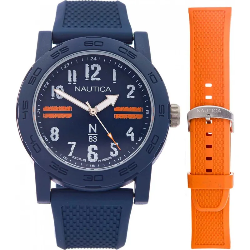 NAPATS306 Ayia Triada 43mm Quartz Watch - Nautica