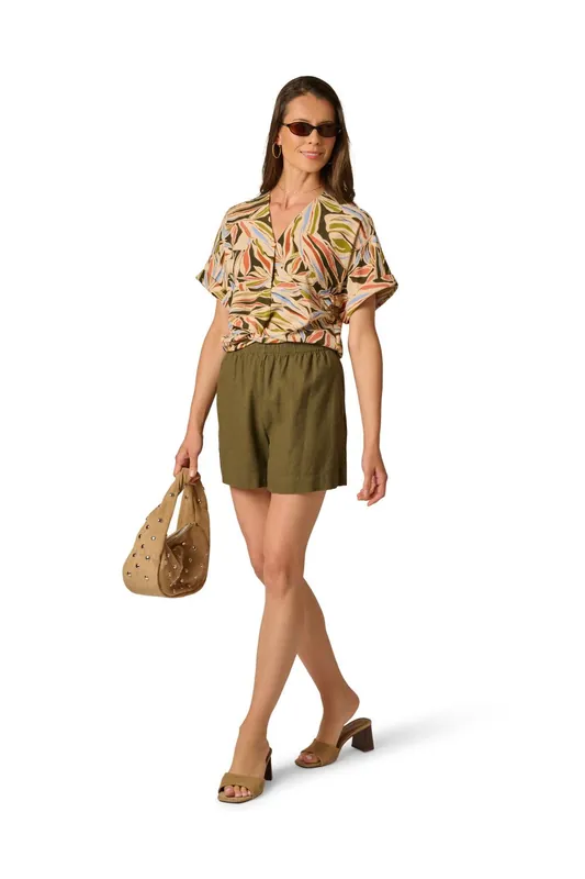 V-Neck Twist Top