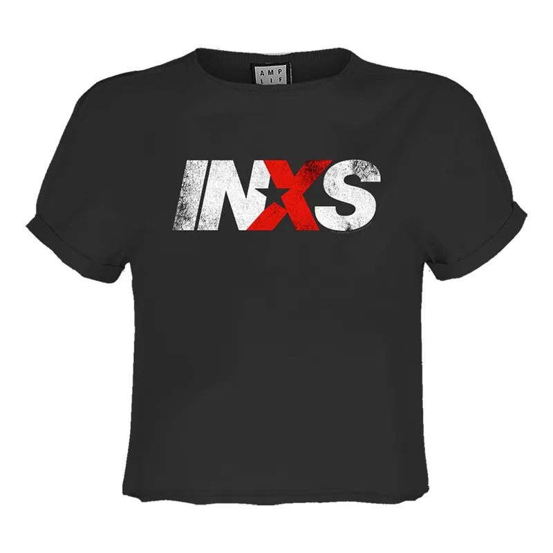 INXS Logo Crop Top - Amplified