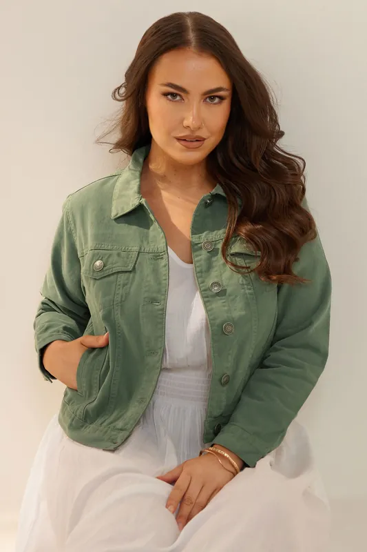 Long Sleeve Denim Jacket - Yours