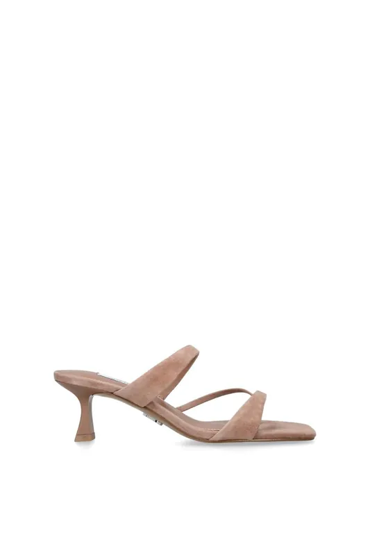 Ajay Nude Suede' Suede Heels - STEVE MADDEN
