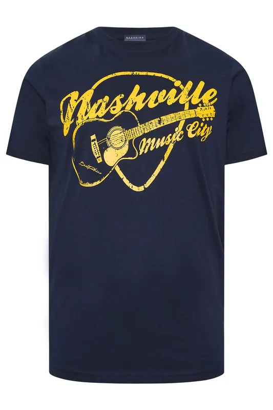 Extra Long Nashville Graphic T-Shirt