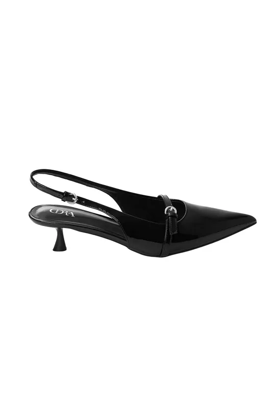 Slingback Pointed Closed Toe Heels Pumps Sandals - MODISHION