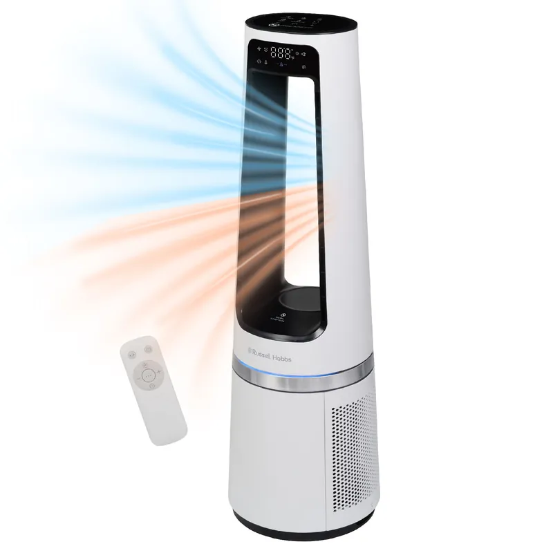 Bladeless Fan Electric 12 Speeds Cooling & Heater RHBLDL25 - Russell Hobbs