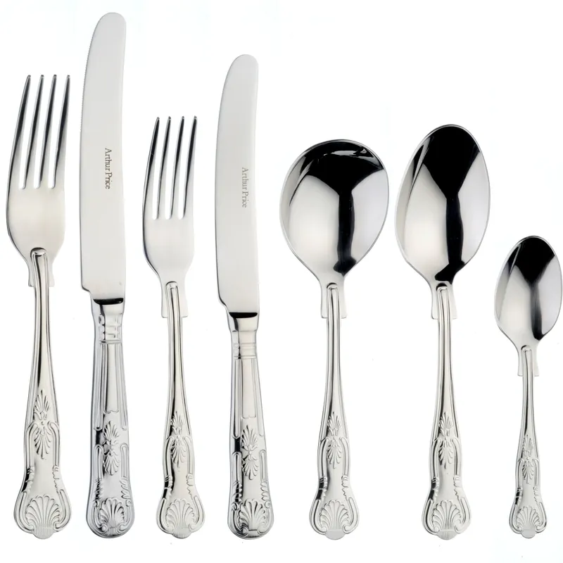 'Kings' Stainless Steel 7 Piece Cutlery Place Setting Set - Arthur Price