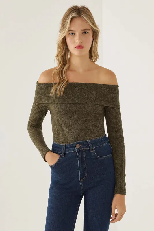 Off Shoulder Jersey Top - Hiccup