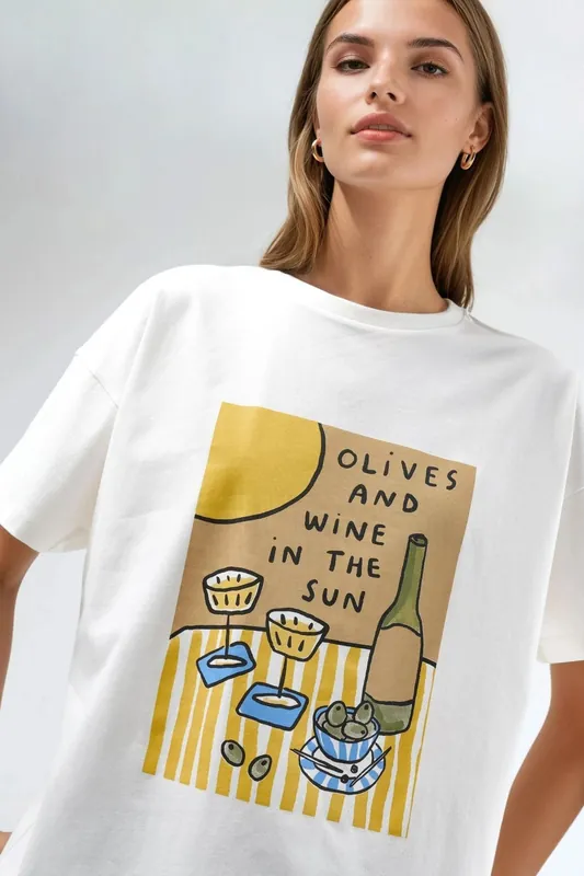 Printed Oversized T-Shirt
