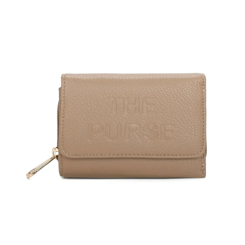 Small Multipockets Stylish Purse Wallet With Coin Holder - Kitise