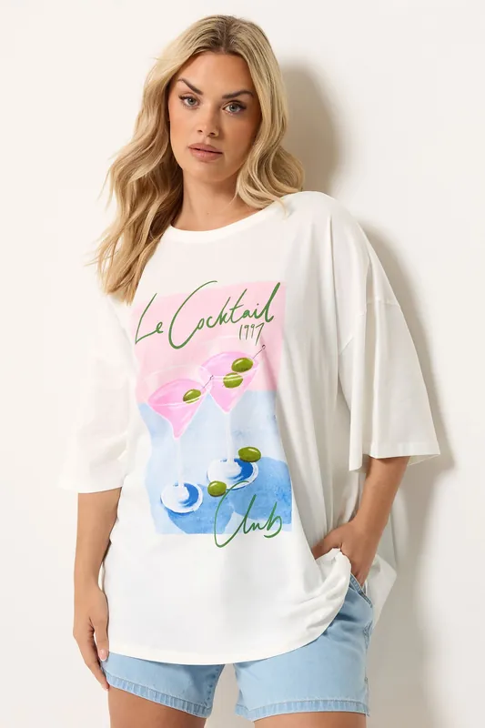 Le Cocktail' Boxy T-Shirt