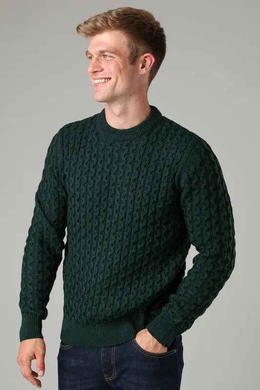 Crew Neck Wool Blend Jumper - Tokyo Laundry