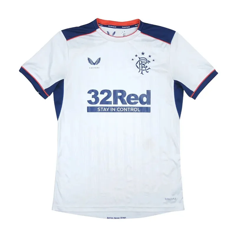 Preloved Mens 2020 21 Away Shirt 4XL Excellent - Rangers FC