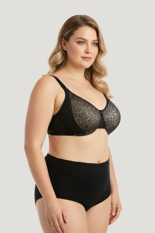 Elegant Underwired Lace Bra - MODISHION