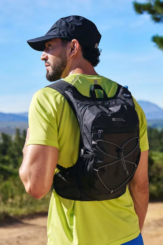 Lightweight Reflective Padded Mesh Shoulder Straps Track Hydro Bag - Mountain Warehouse