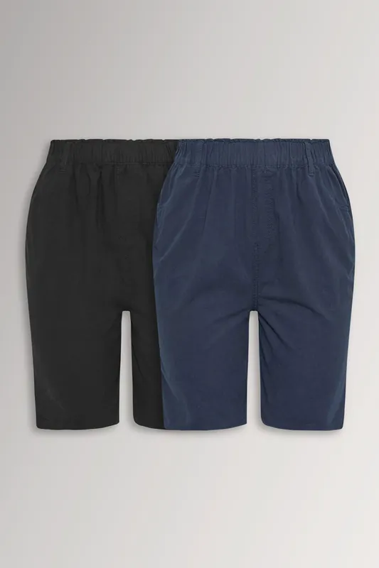 2 Pack Cool Cotton Shorts - Yours