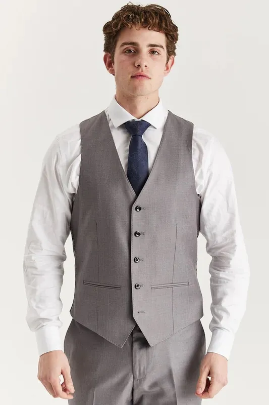Men’s Tailored Waistcoat Smart Formal Vest - Infinity Leather