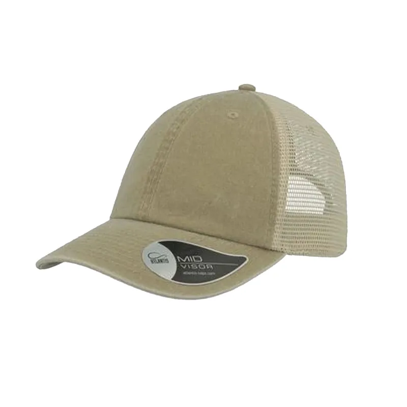 Case Pigment Dyed 6 Panel Trucker Cap - Atlantis