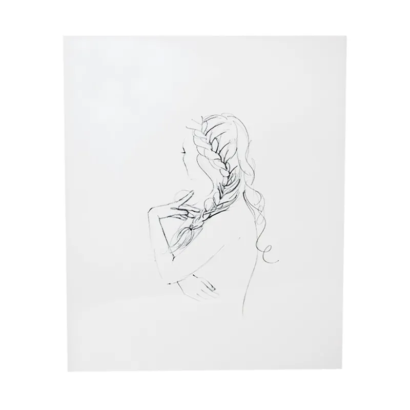 Twisting Hair Poster - Louise Nisbet