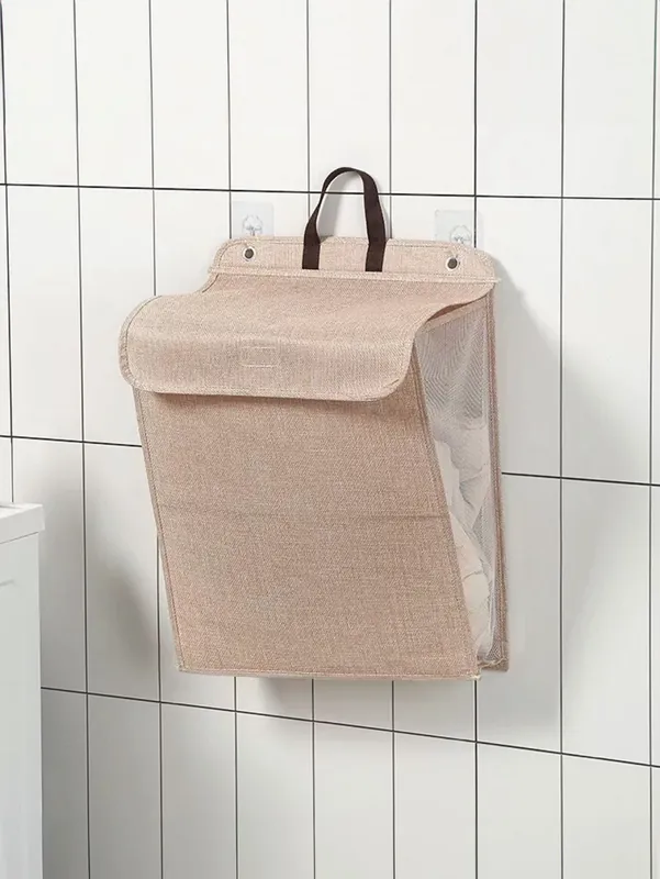 Foldable Washable Hanging Laundry Basket - Living and Home