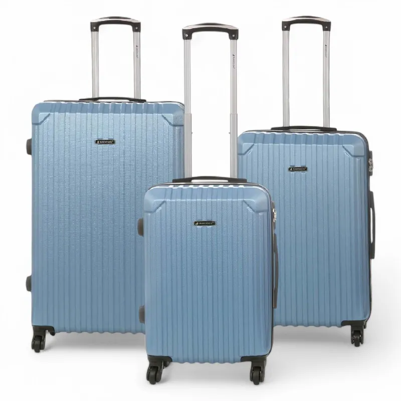 Hard Shell ABS 8 Wheels Luggage Travel Cabin Suitcase - Infinity Leather