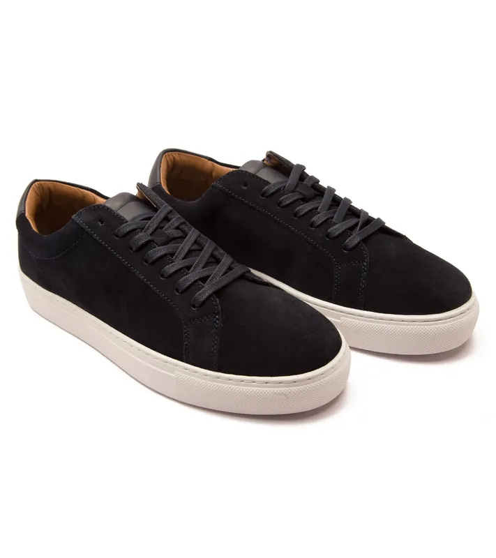 Evers' Casual Lace-up Suede Leather Sneakers