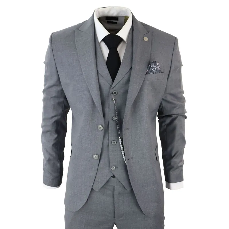 Classic 3-Piece Plain Suit