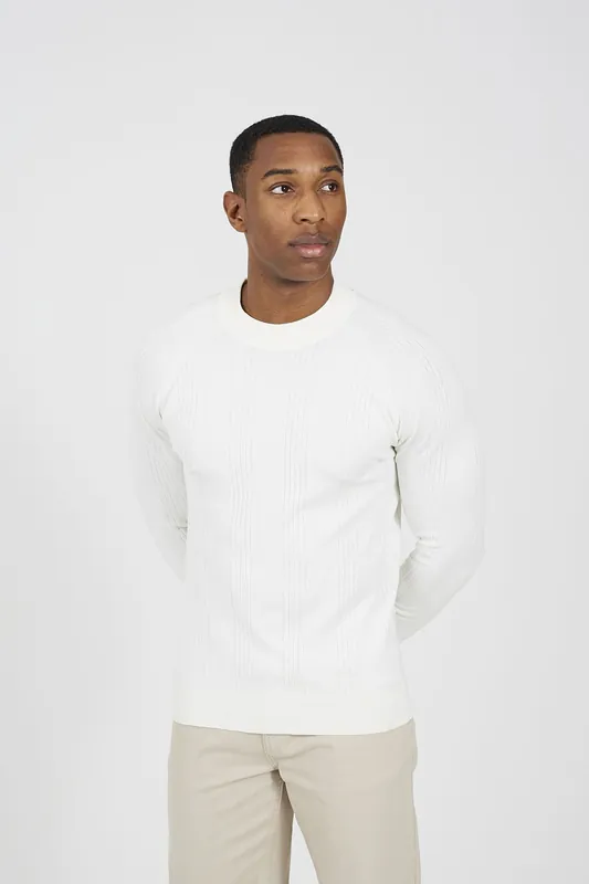 Long Sleeve Ribbed Raglan Jumper - Brave Soul