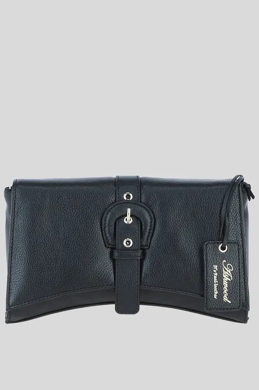 'Bellora' Real Leather Crossbody Bag - Ashwood Leather