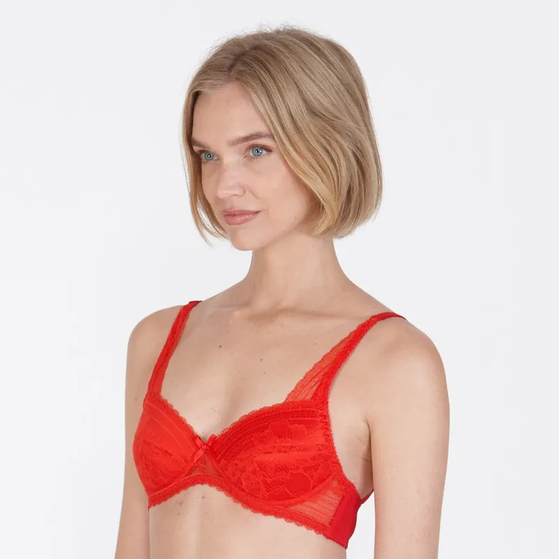 'Millie' High Apex Non-Wired Medium Removable Padding Bra