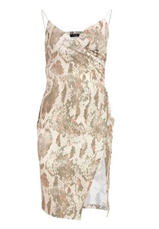 Leon Split Front Dress - Girls On Film
