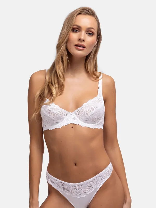 Angie Non Padded Underwire White - Dorina
