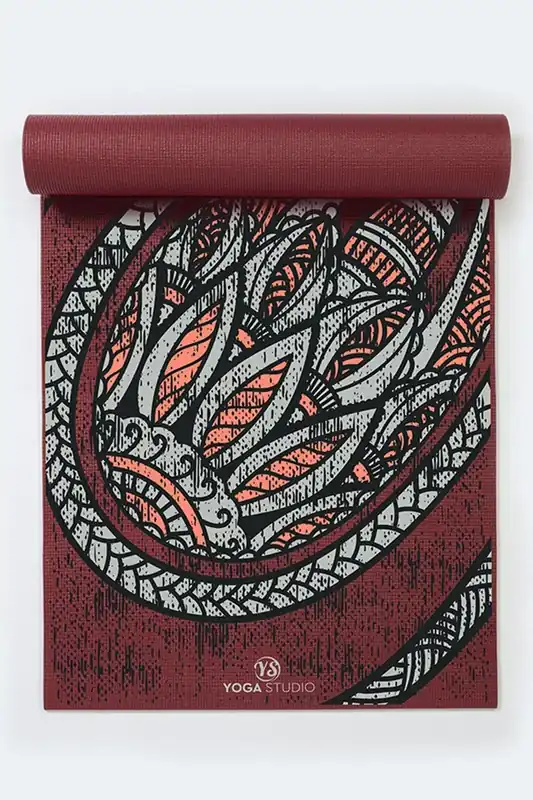Pepper Paisley Designed Yoga Mat 6mm - Yoga Studio
