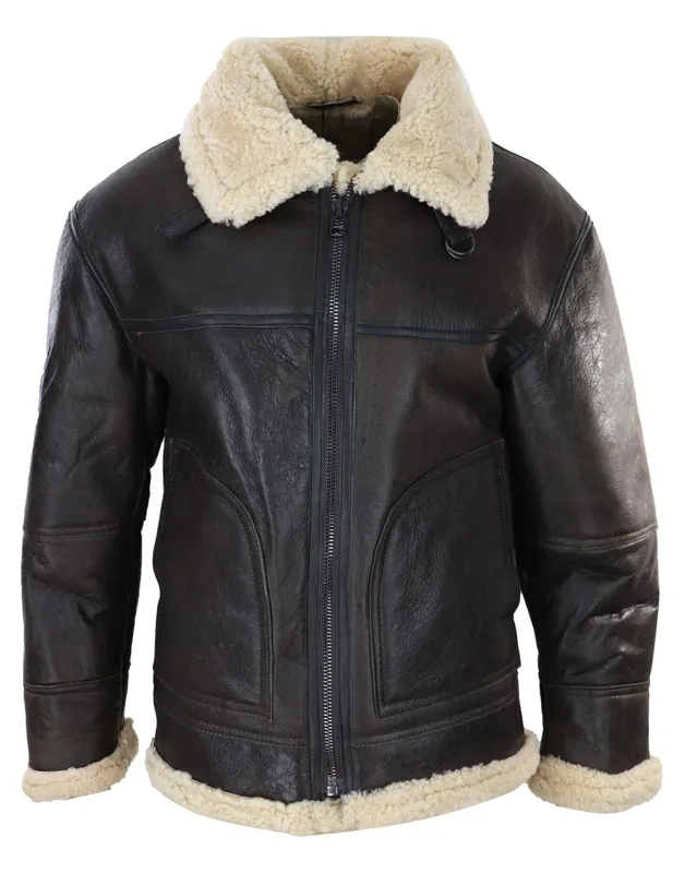 Sheepskin Coat With Cream - TruClothing