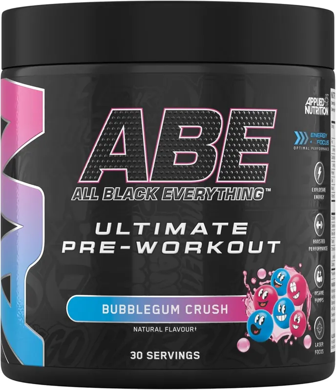 ABE Pre Workout Powder - Bubblegum Crush - 30 Servings