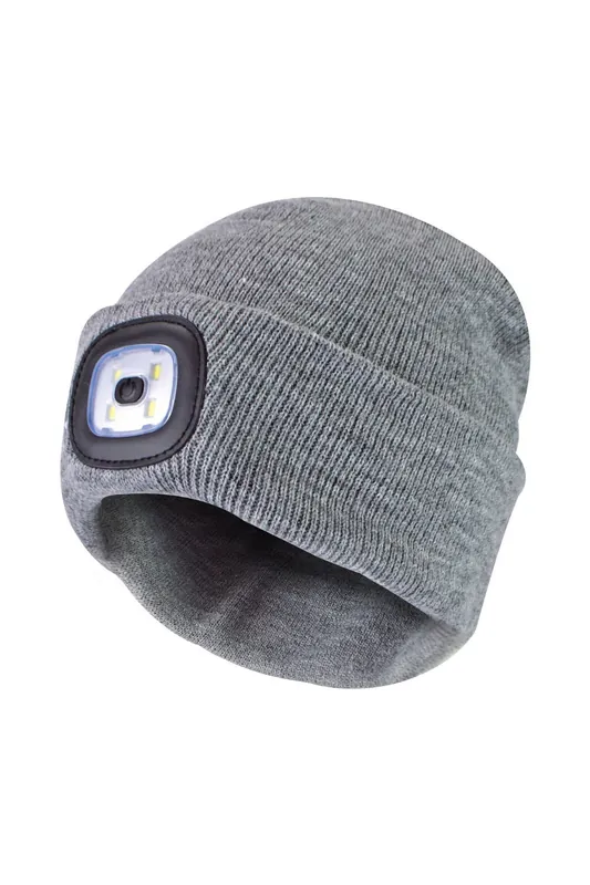Led Beanie Hat | Knitted Rechargeable Beanie with Headlamp - Sock Snob
