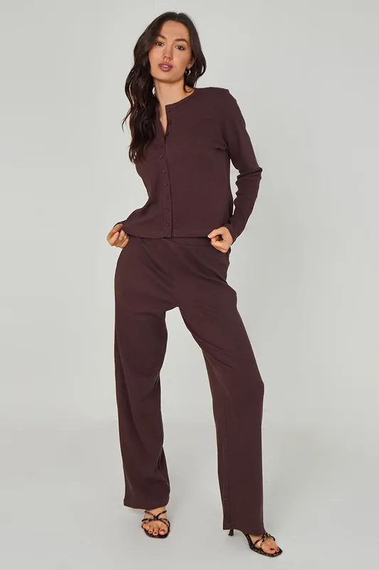 Long Sleeved Button Front Top - Urban Bliss