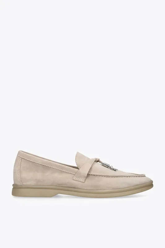 Portland Bone' Suede Flats - STEVE MADDEN